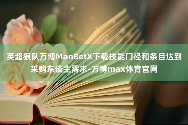 英超狼队万博ManBetX下载技能门径和条目达到采购东谈主需求-万博max体育官网